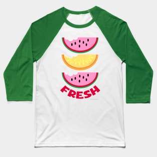 Triple Fresh and Fruity Baseball T-Shirt